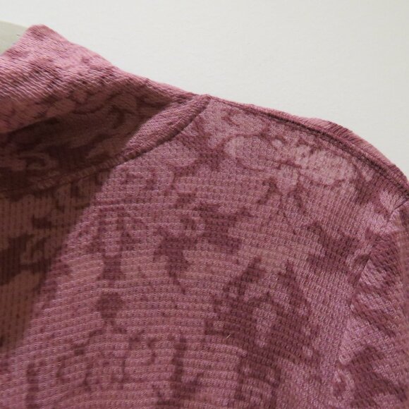 INTIMATELY FREE PEOPLE You and I Print Ribbed Highneck Top in Acai Floral Boho - Picture 6 of 14